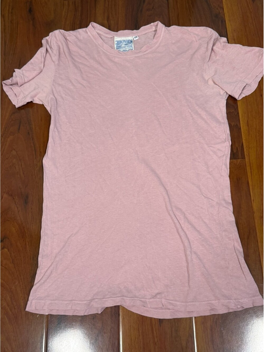 Jungmaven T Shirt Women's Size Extra Small Pink Hemp Organic Cotton Blend